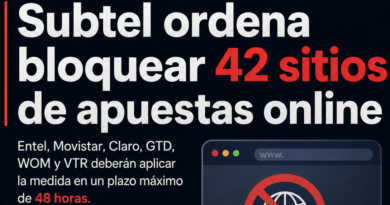 Subtel ordena bloquear 42 sitios de apuestas online en Chile